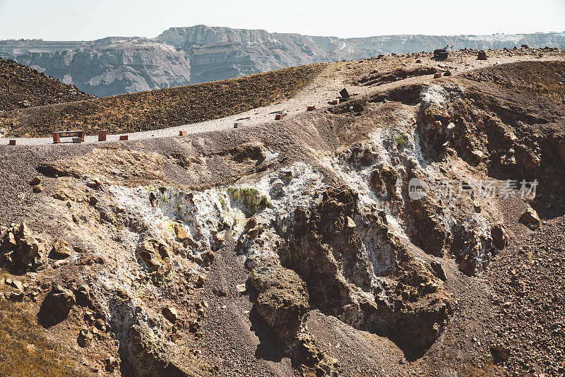 Nea Kameni火山口